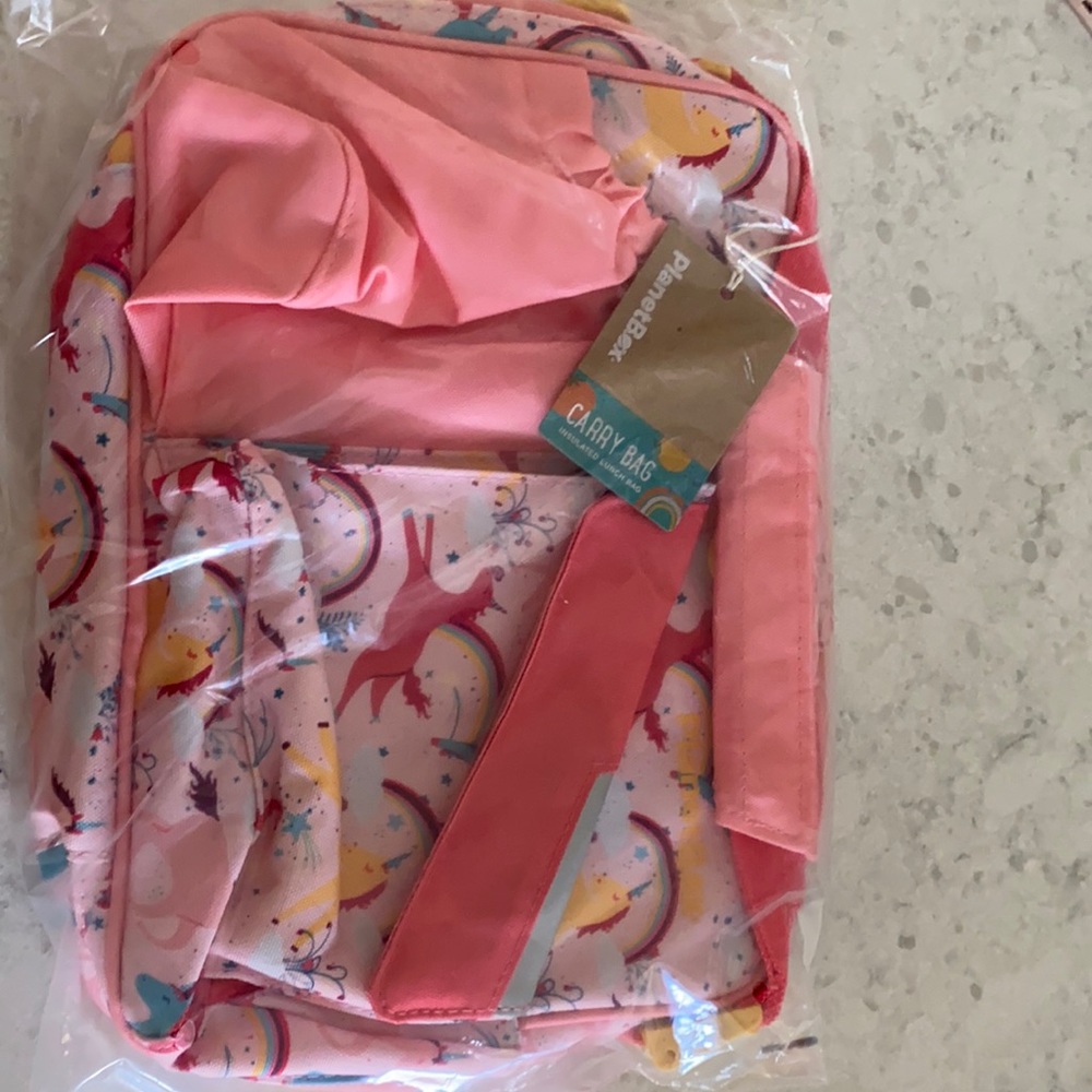 PlanetBox Pink Unicorn Insulated Lunch Bag Box